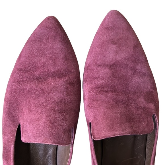 Coclico Spain Dofe Suede Leather Pointed Toe Loafers Flats in Raisin - 39 - 8.5 - Picture 9 of 16